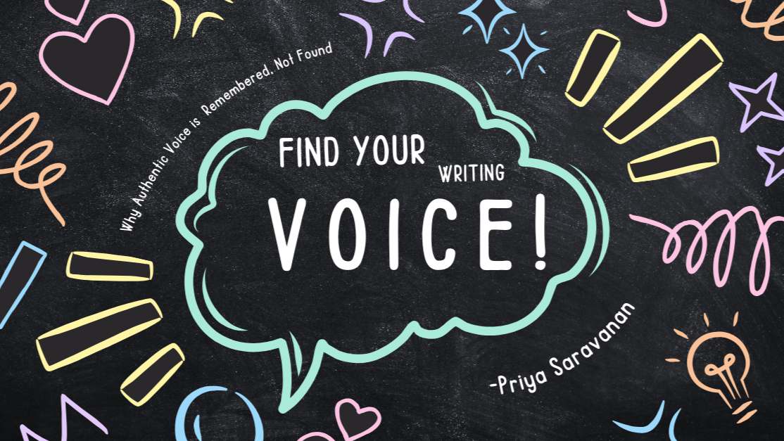 How to Find Your Writing Voice: Exercises and Examples